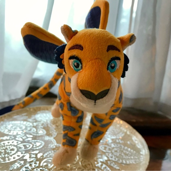 DISNEY Elana Of Avalon Skylar Flying Winged Leopard Cat Plush Stuffed Animal Toy - Picture 3 of 8